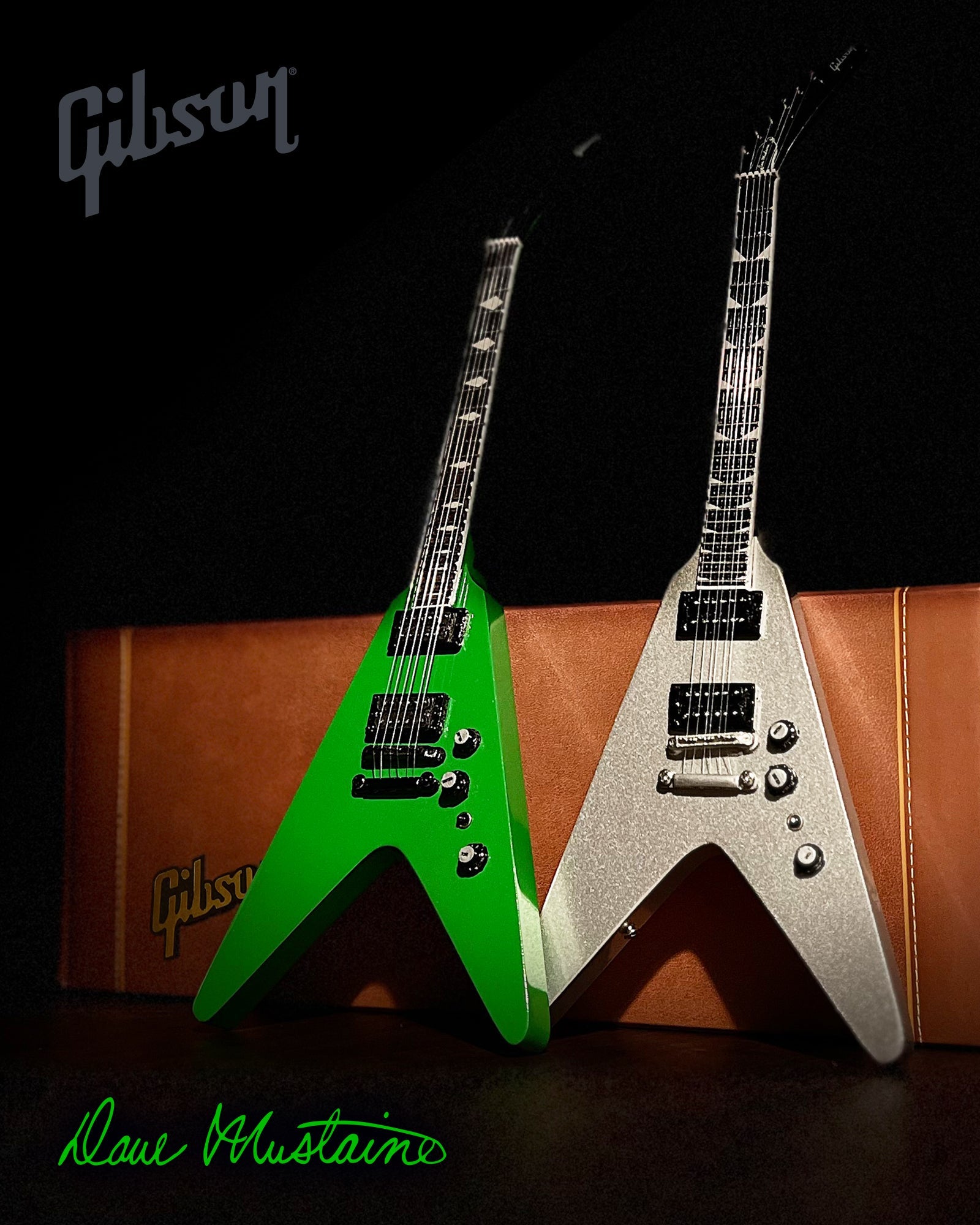 FranklinMint.com | Megadeath's Dave Mustaine Signature Gibson