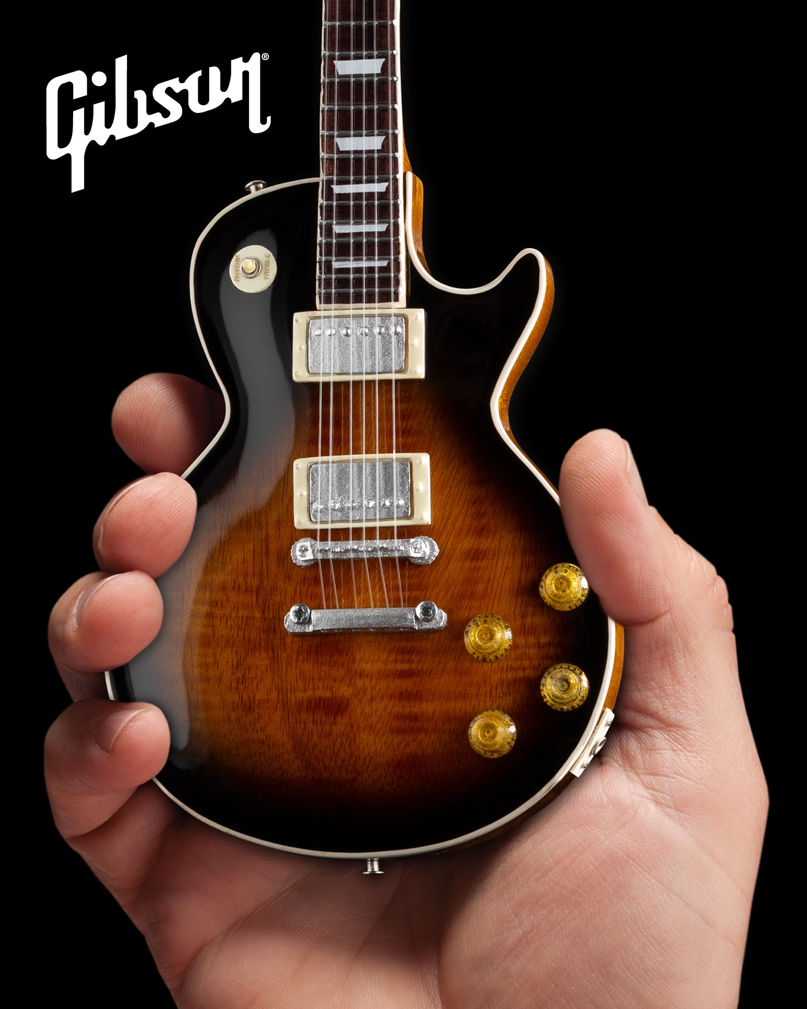 FranklinMint.com | Gibson Les Paul Traditional Tobacco Burst 1:4