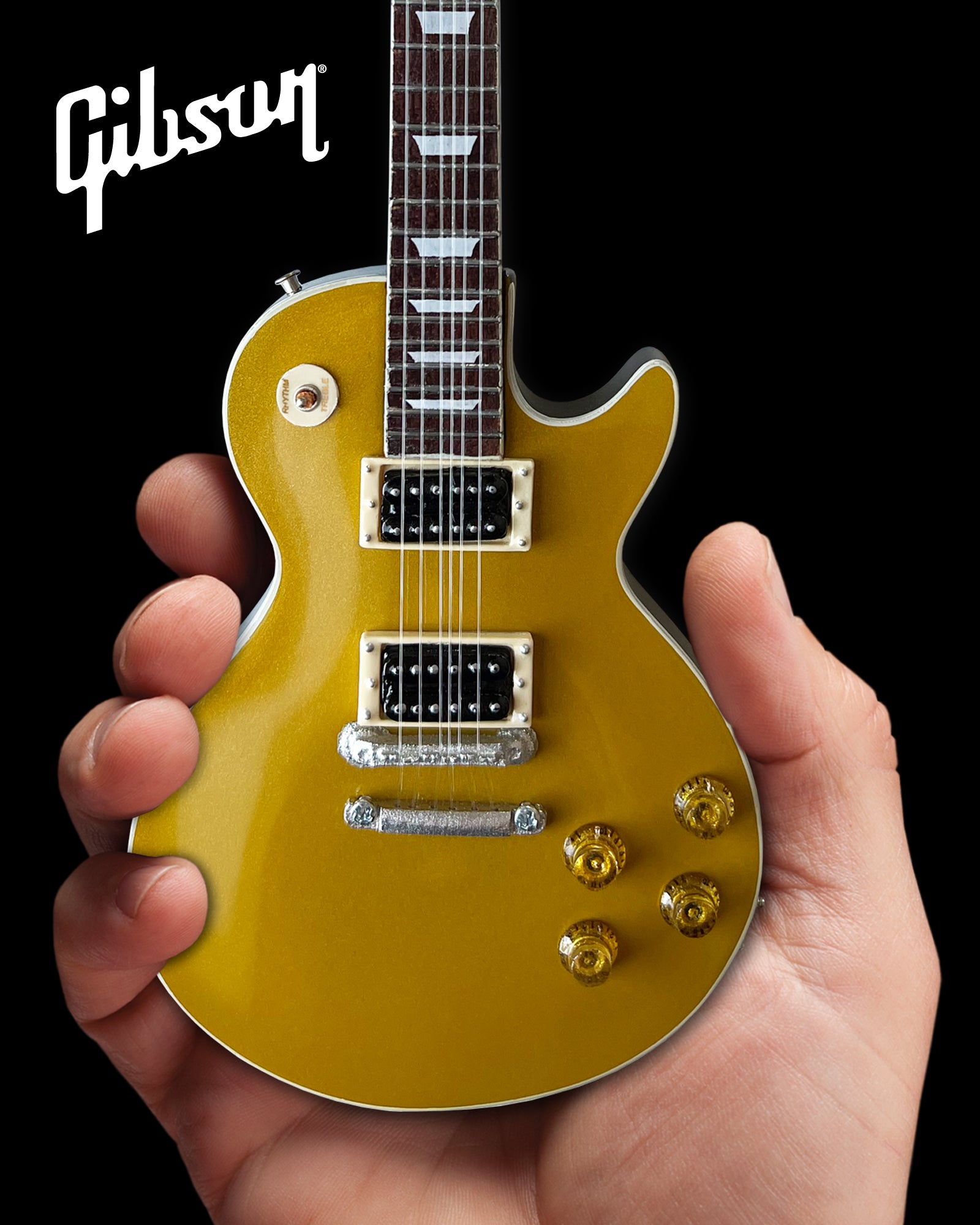 ミニレスポール FranklinMint.com Slash Gibson Les Paul Standard “Victoria” Goldtop