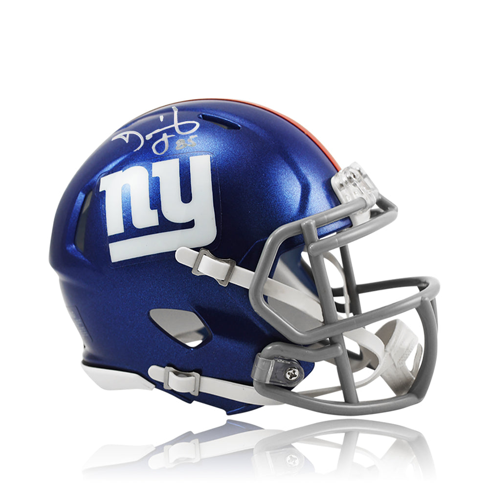 autographed football helmets for sale Autographed David Tyree New York Giants NFL Football Mini-Helmet