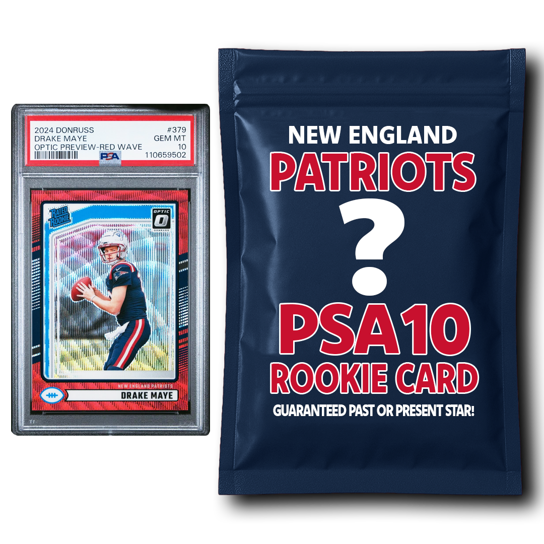FranklinMint.com | New England Patriots PSA 10 Graded Rookie Card Mystery Pack The Franklin Mint FranklinMint.com | New England Patriots PSA 10 Graded Rookie Card Mystery Pack The Franklin Mint