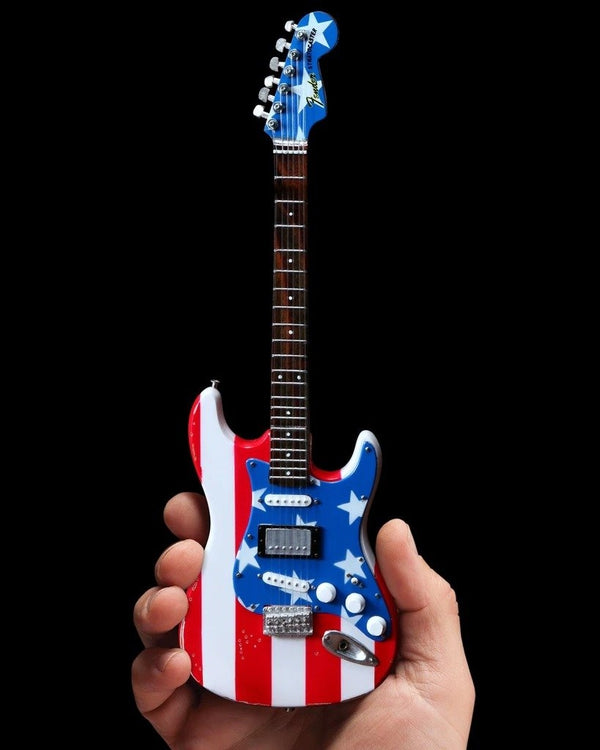 Officially Licensed Mini Stars N Stripes Flag Fender Strat