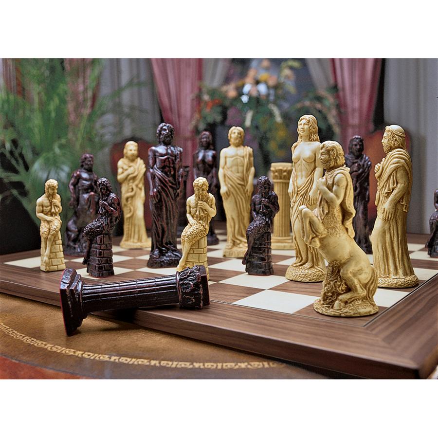 Franklin Mint ++ Schach der Götter + Chess Set of the Gods Game ++  Schachspiel