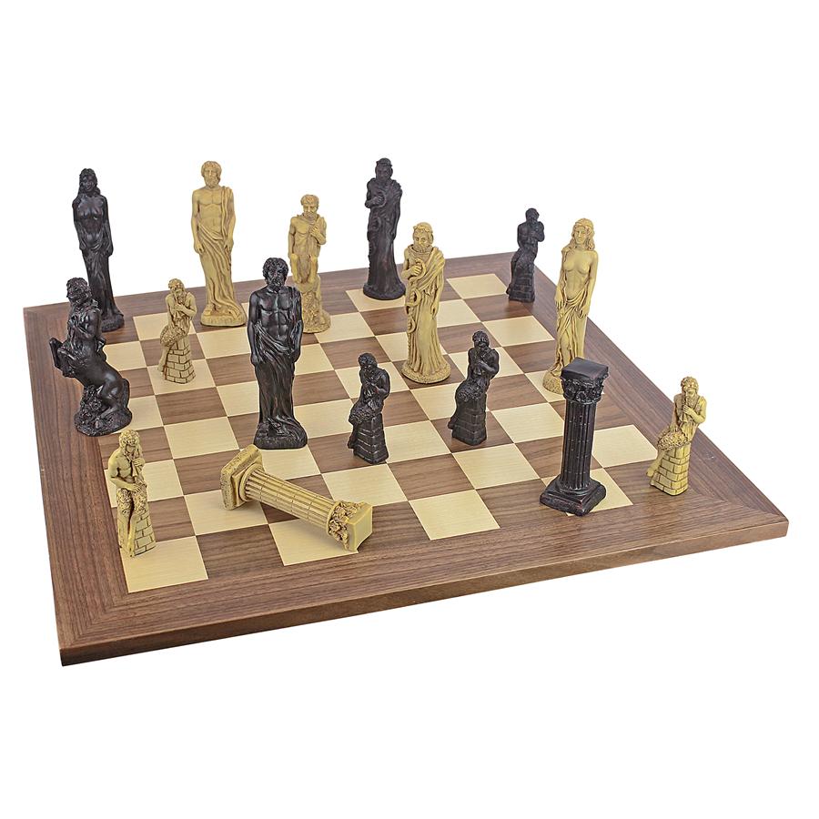 Franklin Mint ++ Schach der Götter + Chess Set of the Gods Game ++  Schachspiel