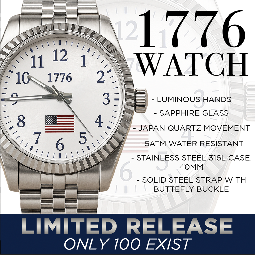 America's 250th Anniversary Silver 1776 Heritage Watch