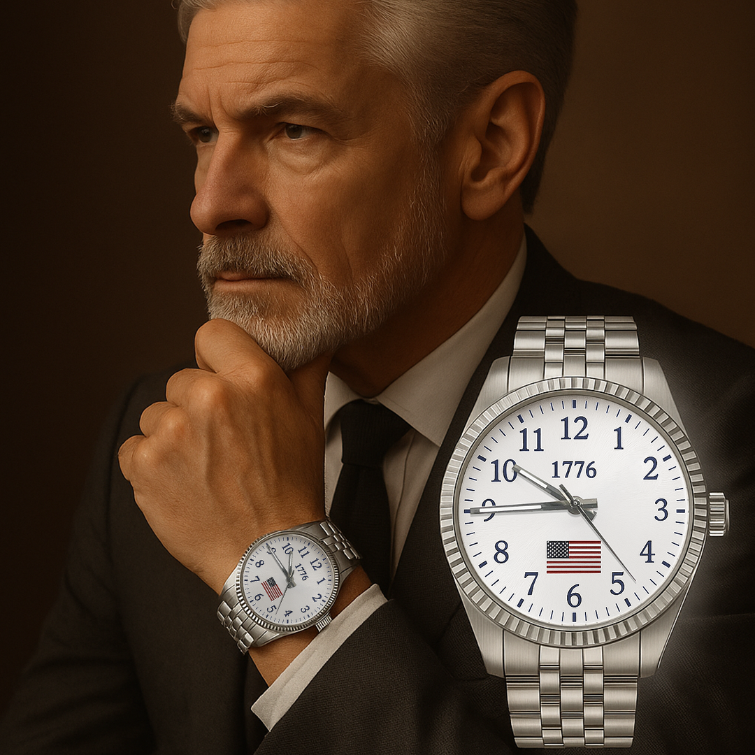 America's 250th Anniversary Silver 1776 Heritage Watch