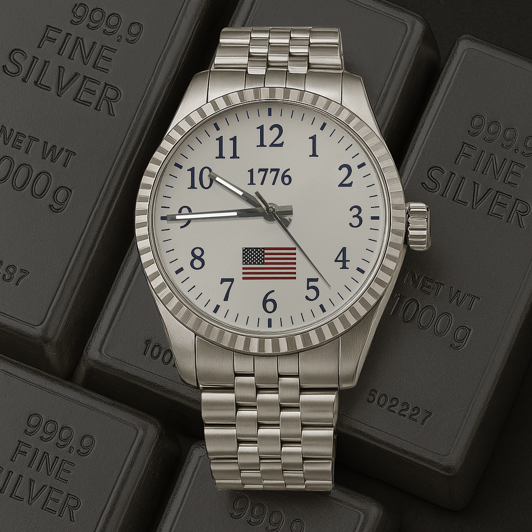 America's 250th Anniversary Silver 1776 Heritage Watch