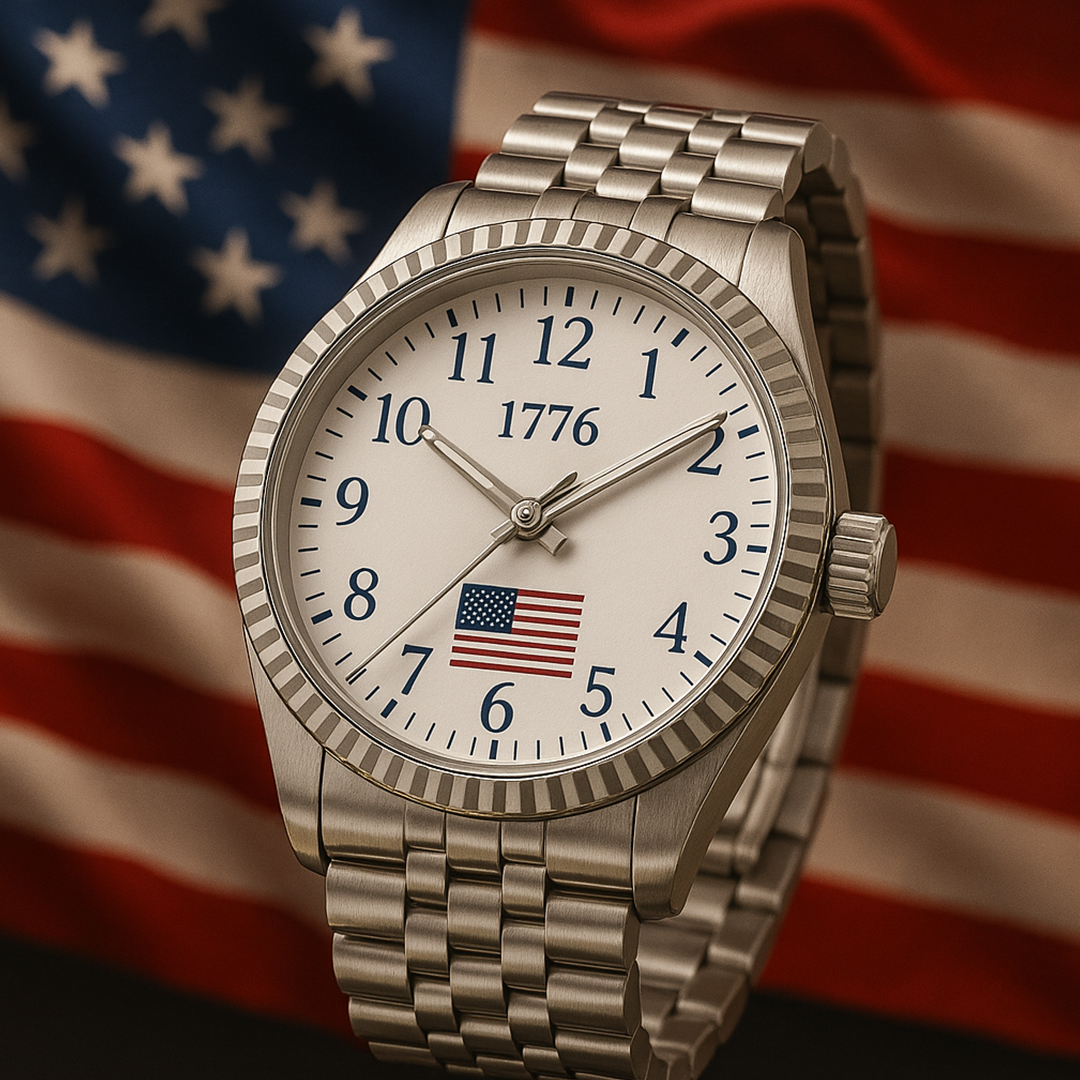 America's 250th Anniversary Silver 1776 Heritage Watch