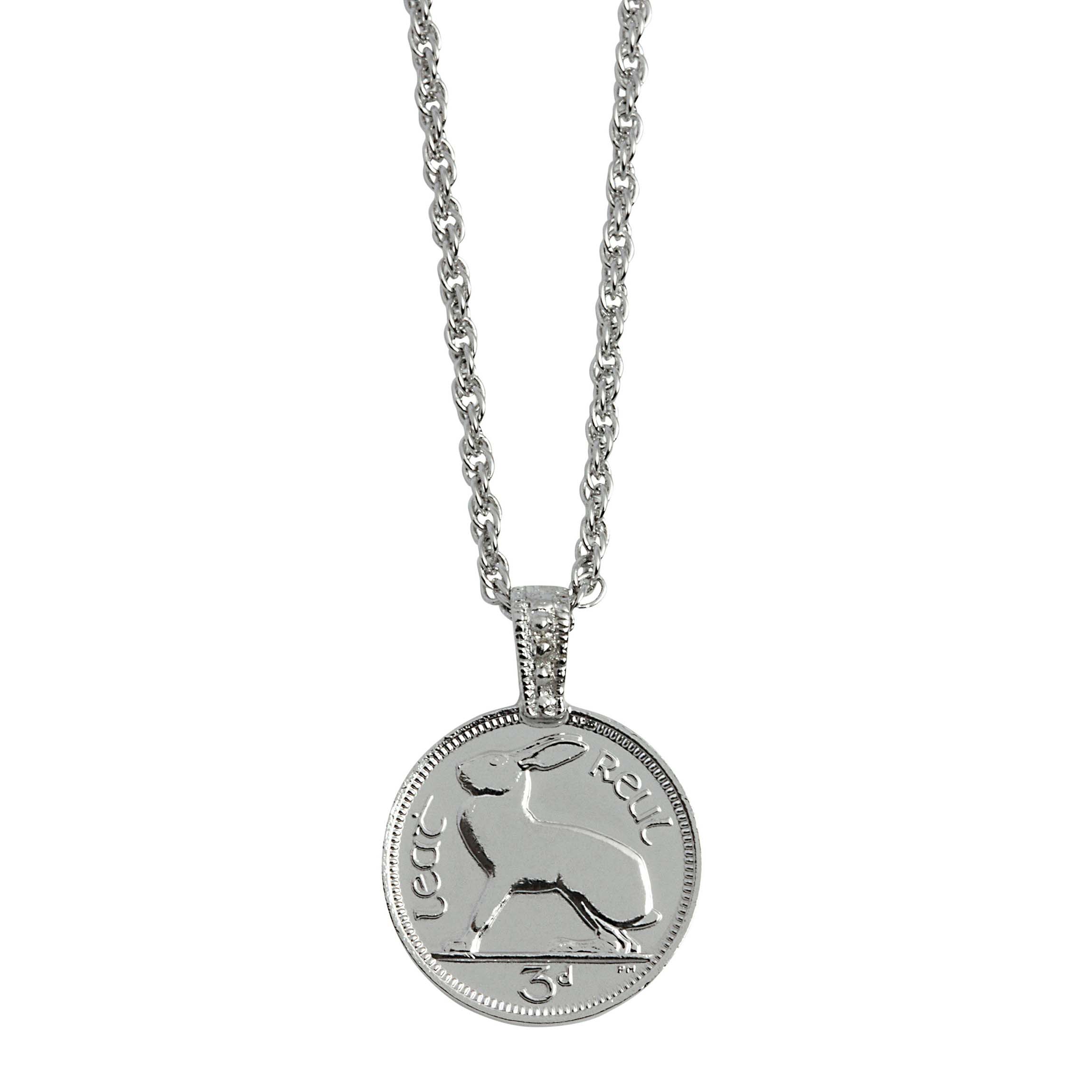 Lucky Rabbit Coin Pendant