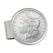 Sterling Silver Morgan Dollar Coin Money Clip