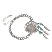 Buffalo Nickel Dream Catcher Bracelet
