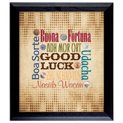 Good Luck Coins Subway Art Frame