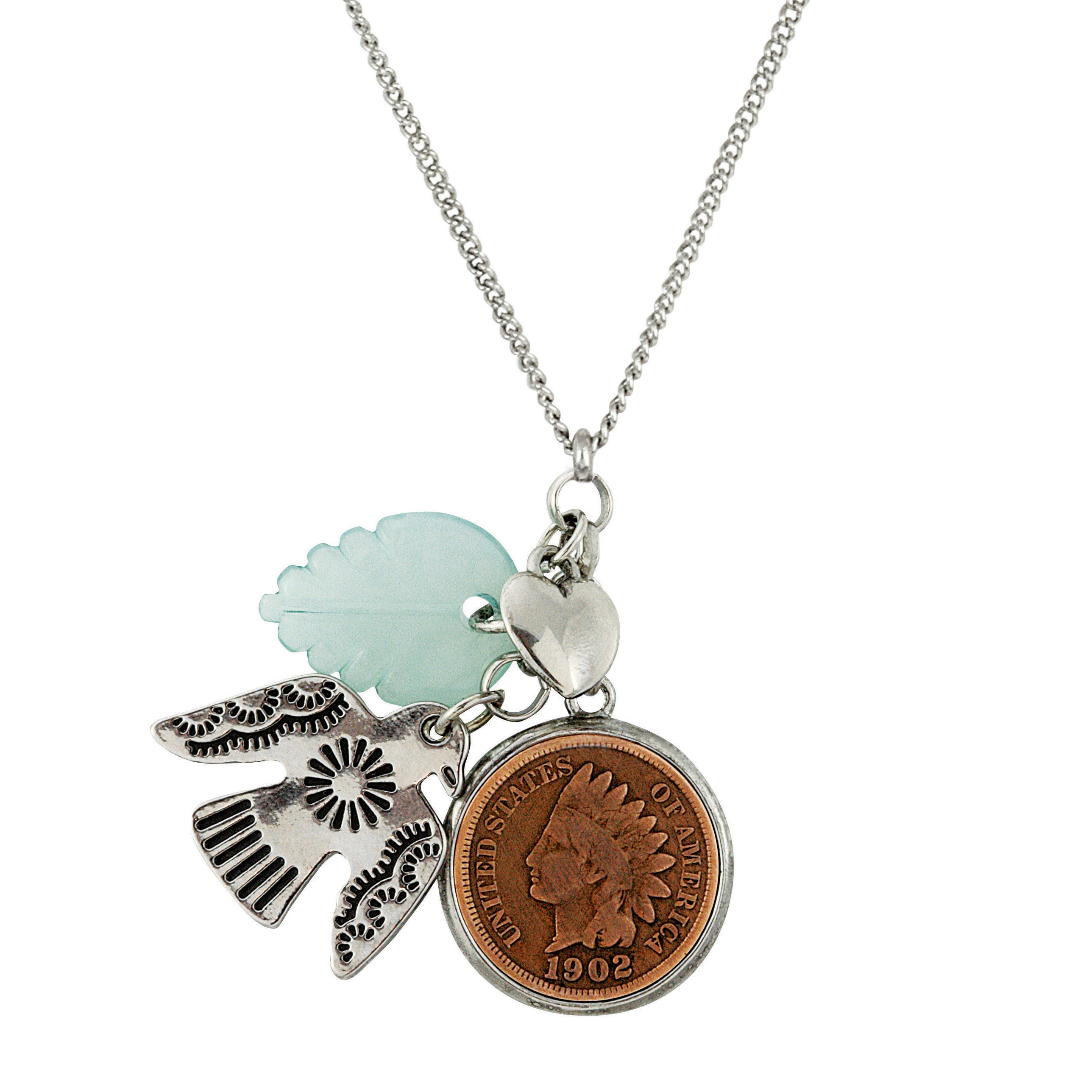 Indian Penny Southwestern Charm Pendant