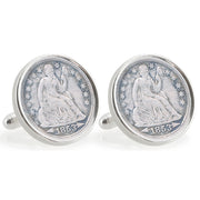 Universtiy of Florida 1853 Sterling Silver Dime Coin Cuff Links