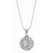 Sterling Silver Ribbon Necklace with Genuine Buffalo Nickel