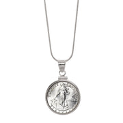 Silver Philippines 20 Centavos Sterling Silver Coin Pendant 