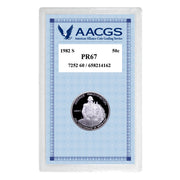 1982S Washington Commemorative Silver Half Dollar Graded PR67 Proof