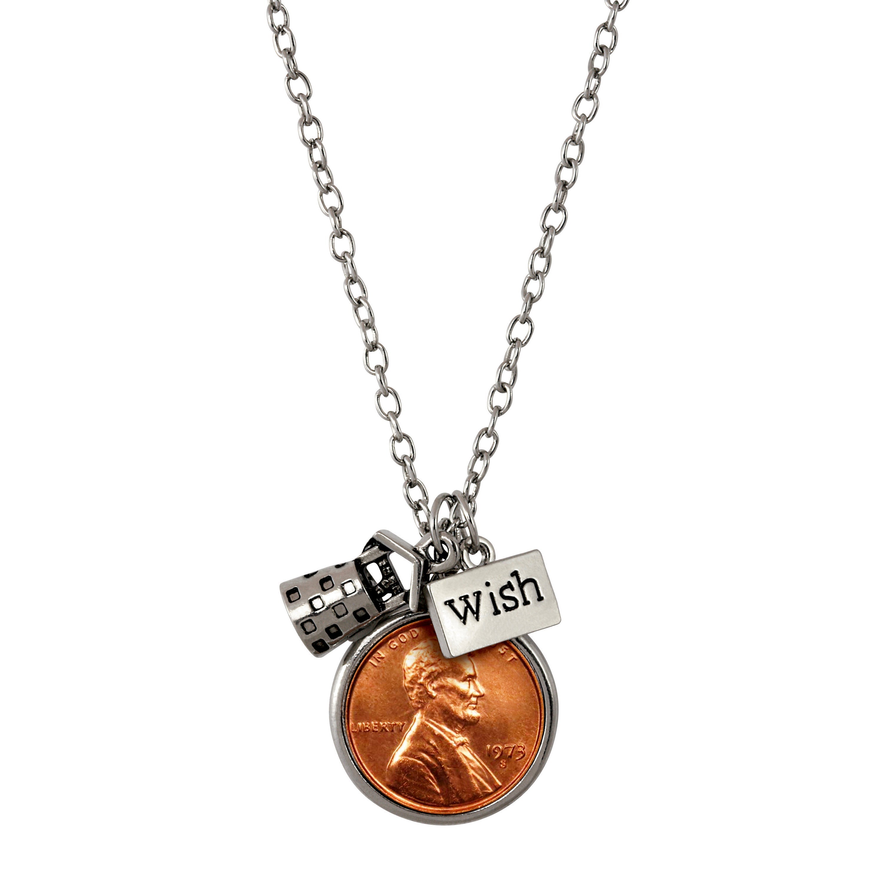 Year To Remember Penny Wish Coin Necklace