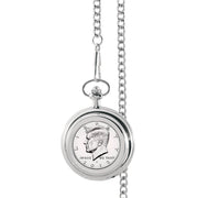 Monogrammed Proof JFK Half Dollar Coin Pocket Watch