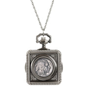 Buffalo Nickel Coin Pocket Watch Coin Pendant Necklace
