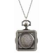 1800's Liberty Nickel Coin Pocket Watch Coin Pendant Necklace