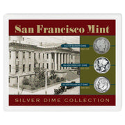 San Francisco Mint Silver Dime Collection
