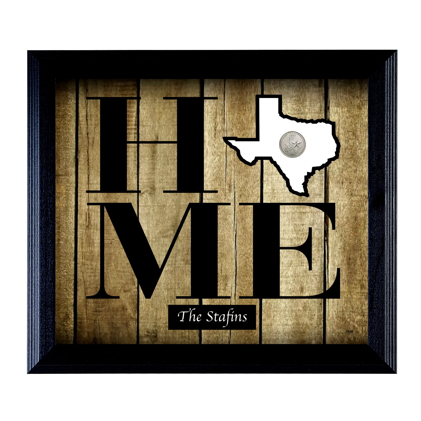 Personalized Home State Quarter Frame Series