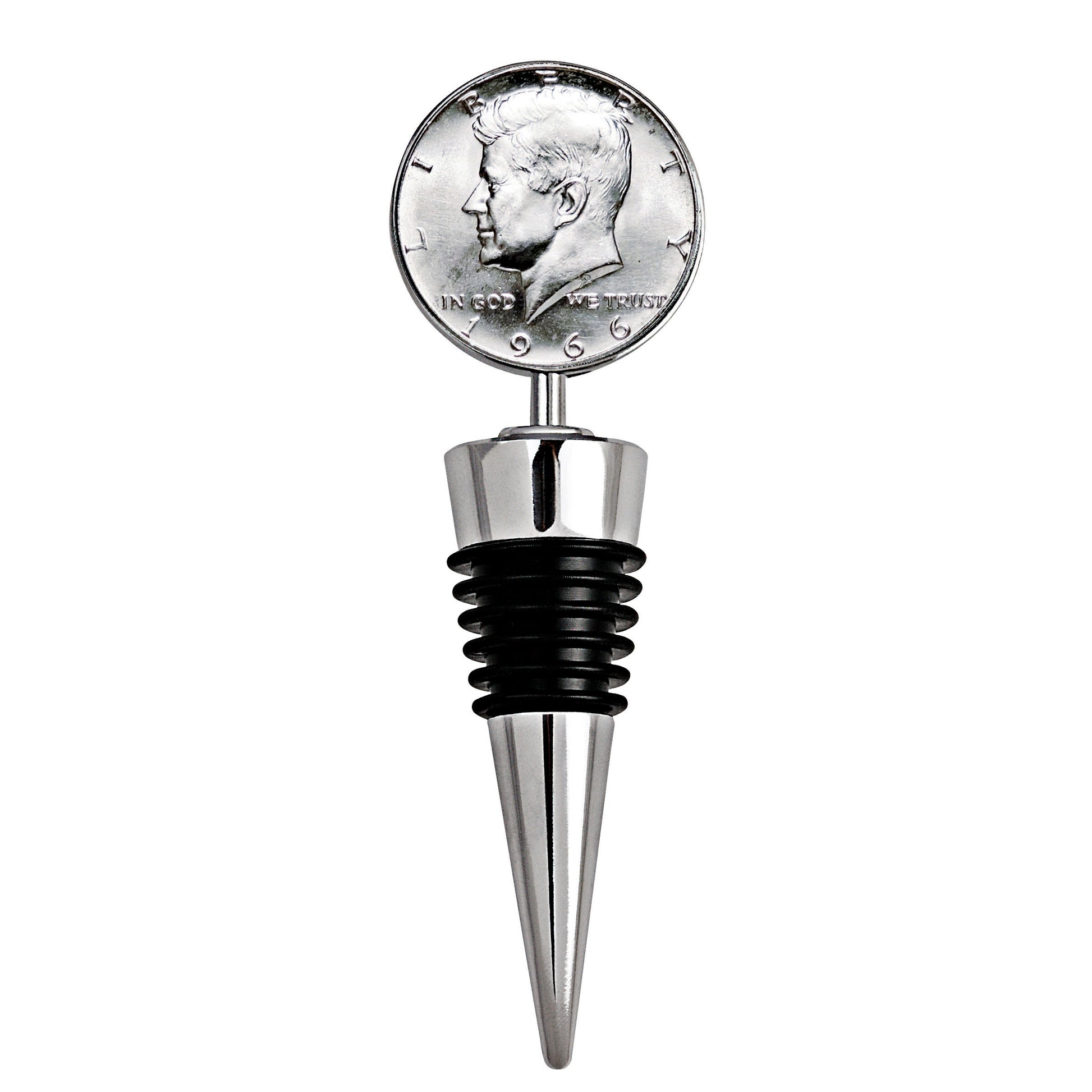 Year to Remember Half Dollar Coin Wine Stopper