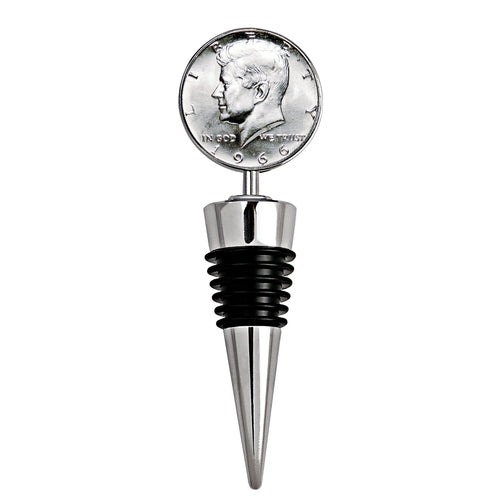 Year to Remember Half Dollar Coin Wine Stopper