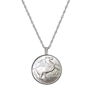 Greek Pegasus Coin Pendant