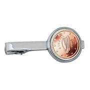 Irish 2 Euro Bar Coin Tie Clip