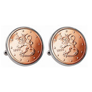 Finland 2 Euro Coin Cufflinks