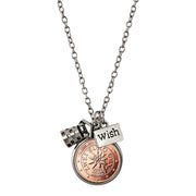 Austrian 2 Euro Coin Wishing Well Pendant