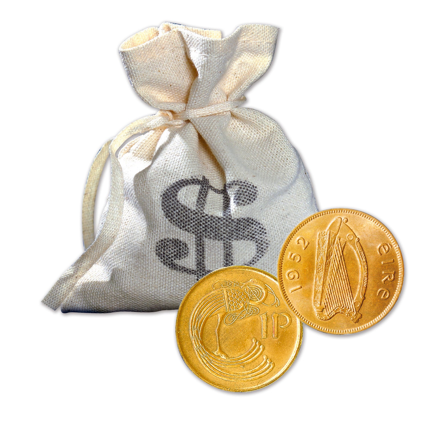 Bankers Bag of Lucky Irish Pennies
