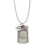 My Hero Liberty Nickel Dog Tag Pendant Coin Necklace