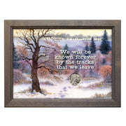 Tracks With Buffalo Nickel Coin in 5x7 Frame