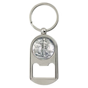 Year To Remember Half Dollar Coin Key Chain Bottle Opener