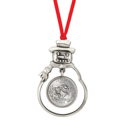 Snowman Statehood Quarter Ornament