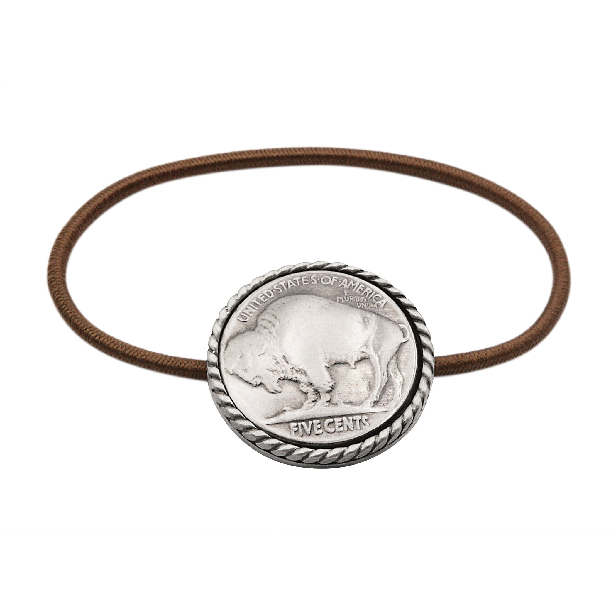 Buffalo Nickel Hair Band