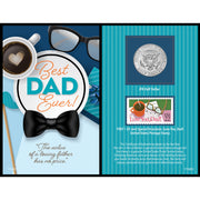 St. Patrick's Day Coin and Stamp Collectible Greeting Card