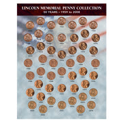 Lincoln Memorial Penny Collection 1959-2008