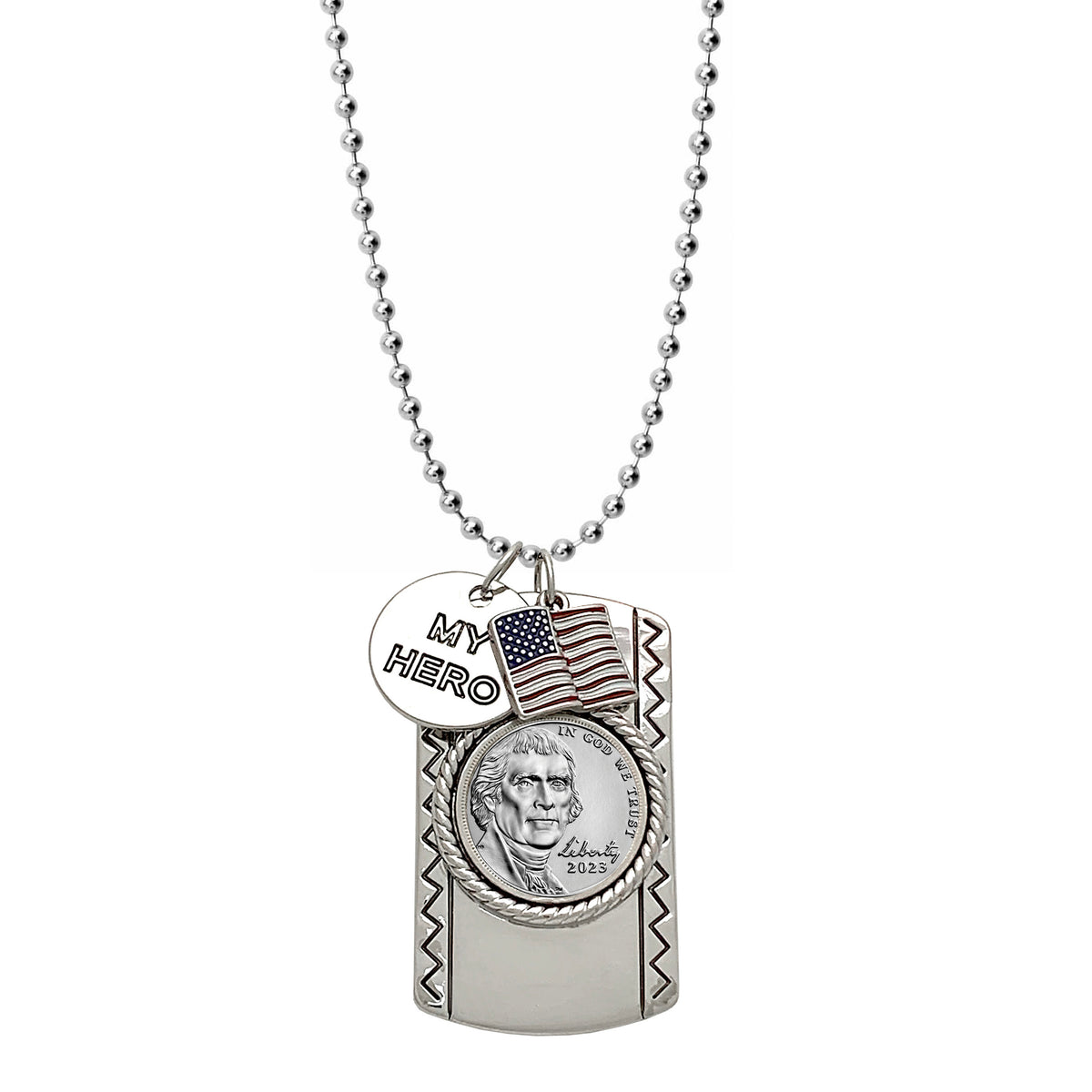 My Hero YTR Dog Tag Necklace