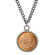 Irish 2 Pence Coin Pendant Necklace