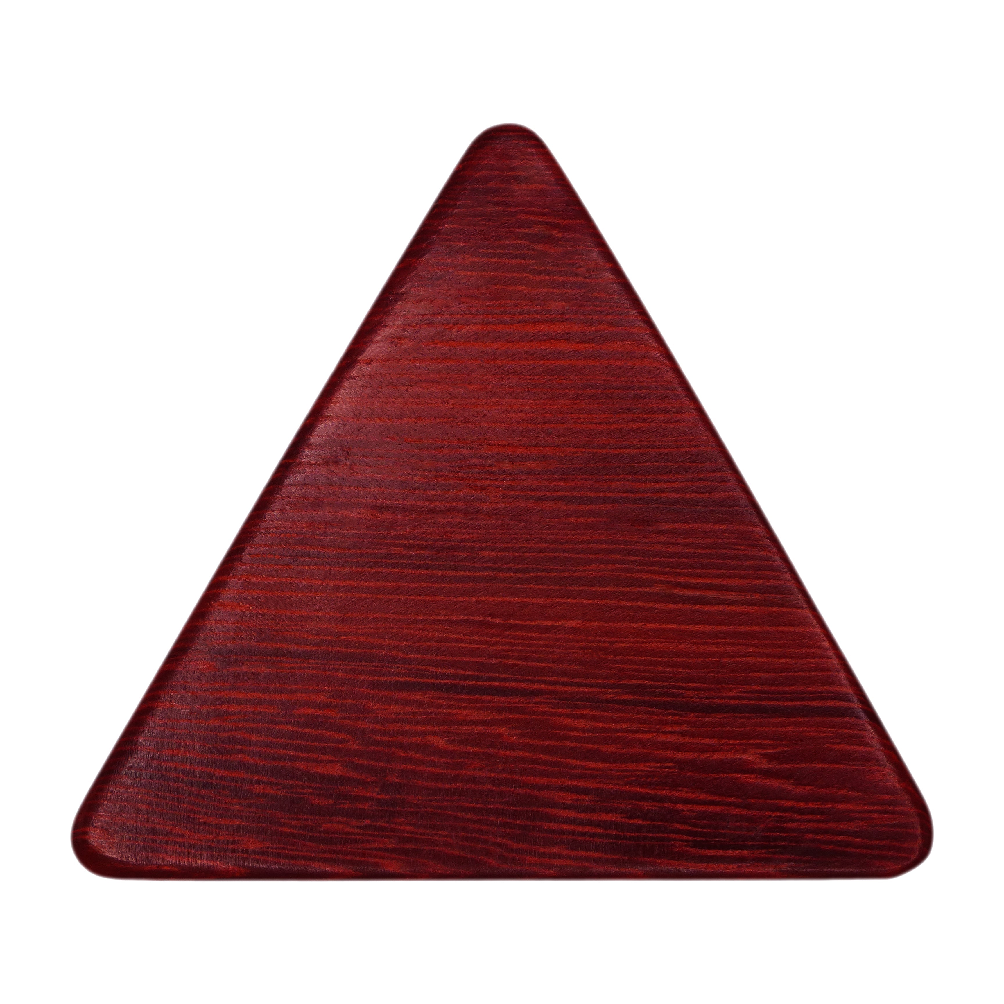 Padauk Wood Guitar Or Bass Pick - 1.5 mm Ultra Heavy Gauge - 355 Large Triangle Shape - Natural Finish Handmade Specialty Exotic Plectrum