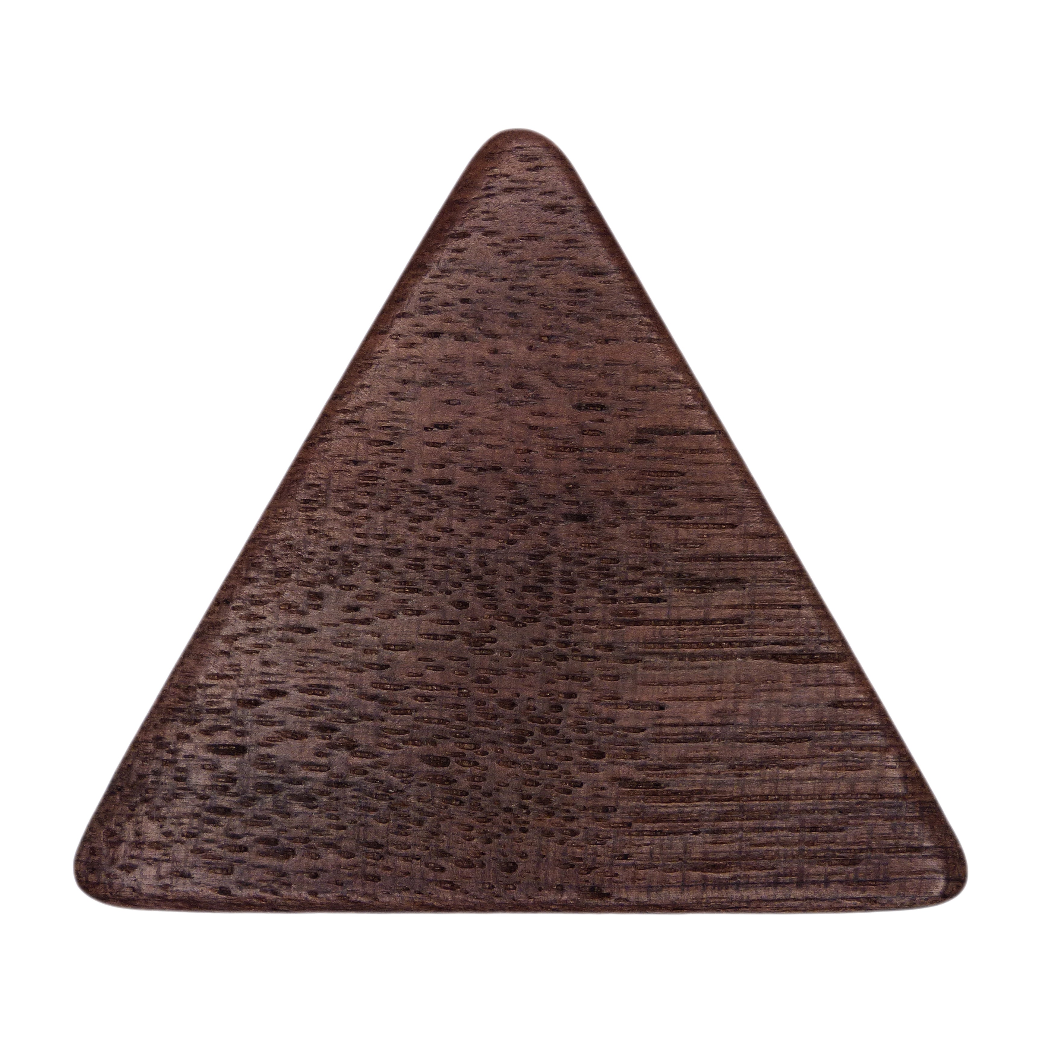 Walnut Wood Guitar Or Bass Pick - 1.5 mm Ultra Heavy Gauge - 355 Large Triangle Shape - Natural Finish Handmade Specialty Exotic Plectrum