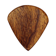 Teak Wood Guitar Or Bass Pick - 1.5 mm Ultra Heavy Gauge - Jazz XL Shape - Natural Finish Handmade Specialty Exotic Plectrum