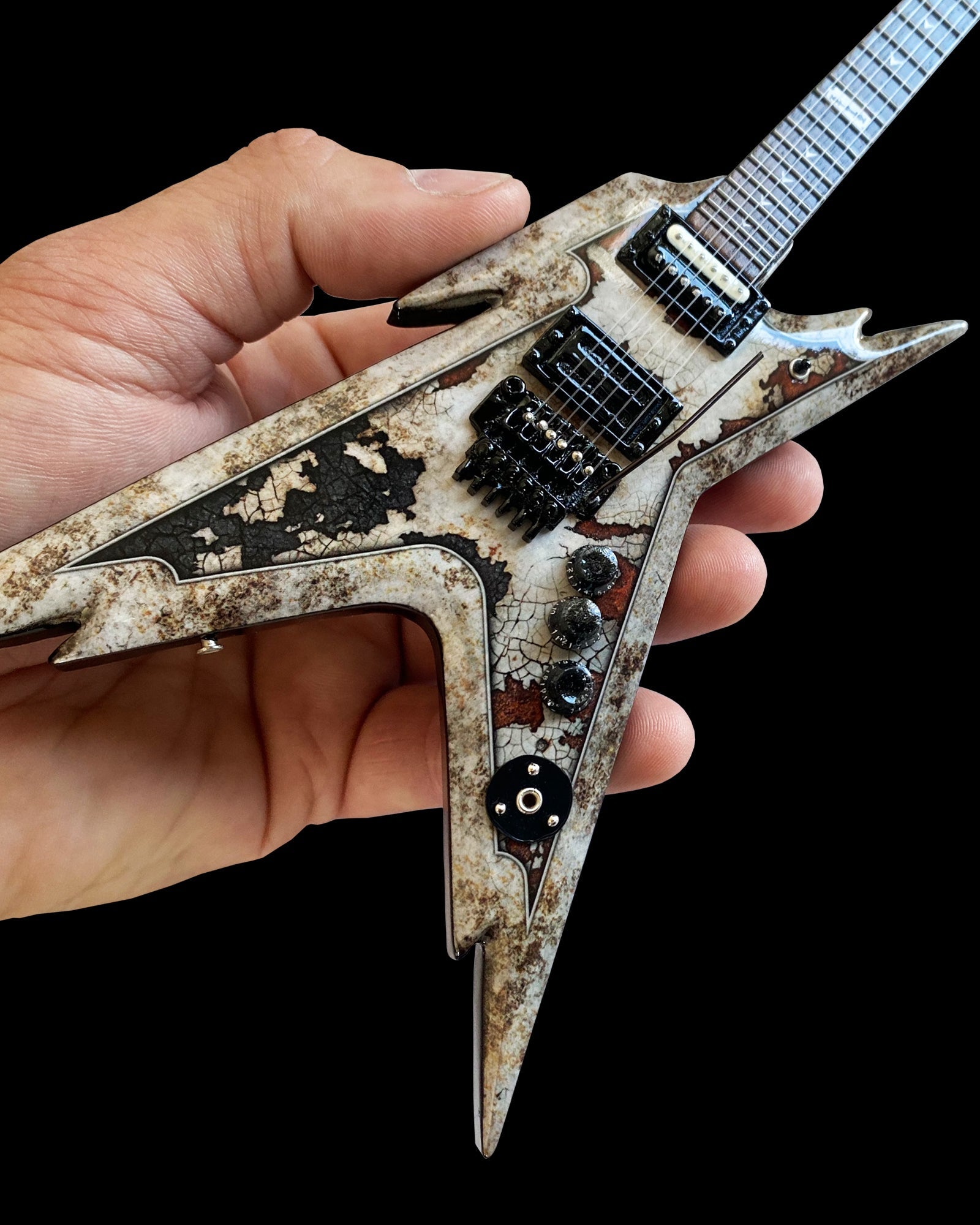 Dean Dimebag Rust Razorback Officially Licensed Mini Guitar