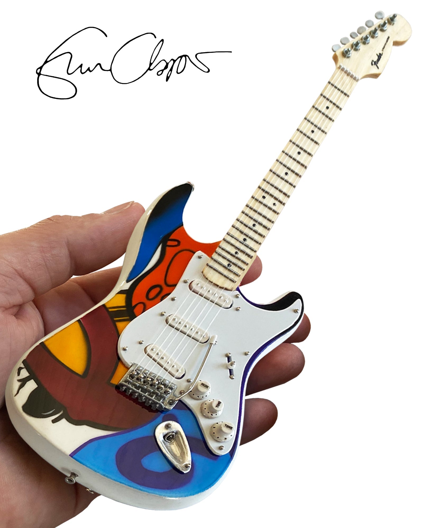 Eric Clapton CRASH 2 Tribute Mini Guitar Replica
