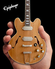 Epiphone 1965 Revolution Natural Casino 1:4 Scale Miniature Guitar Model