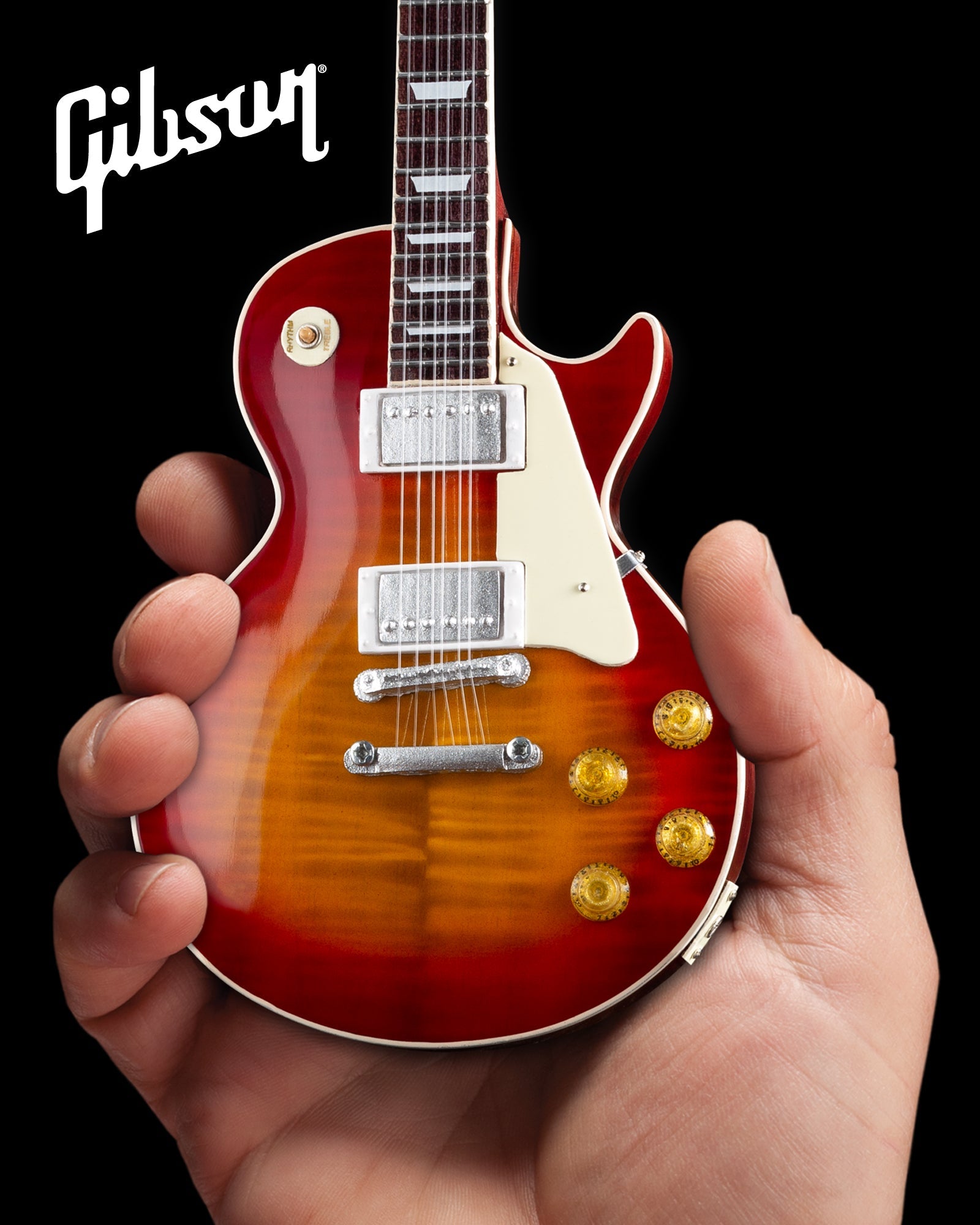 Famous Set of 2 Classic Gibson Mini Guitar Replicas